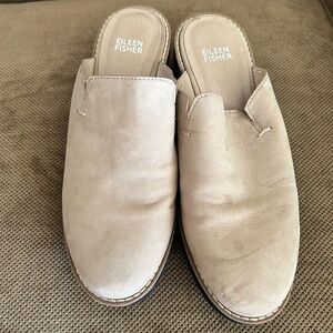 Eileen Fisher Loti Nubuck Wedge Slide